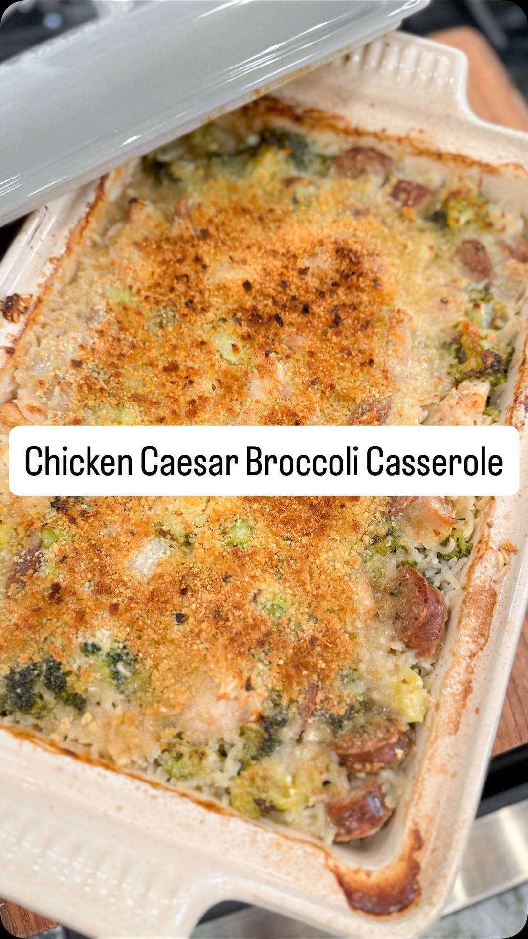 Chicken Caesar Broccoli Casserole by Tidal Tastes