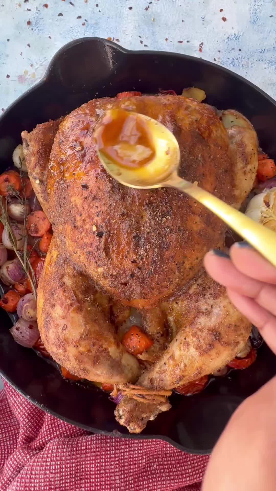 Greek Roasted Chicken with Vegetables by Flavorsnlife