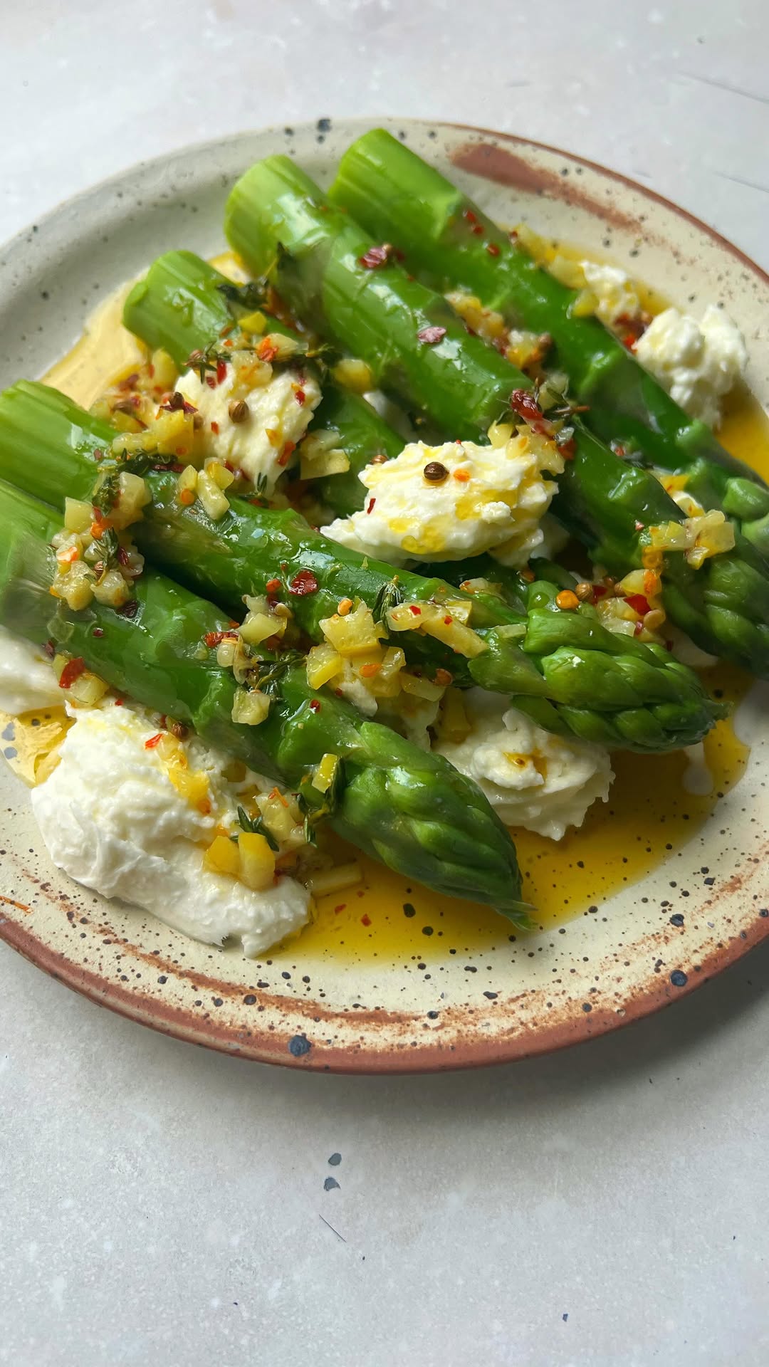 Asparagus and Mozzarella Salad by Boroughchef