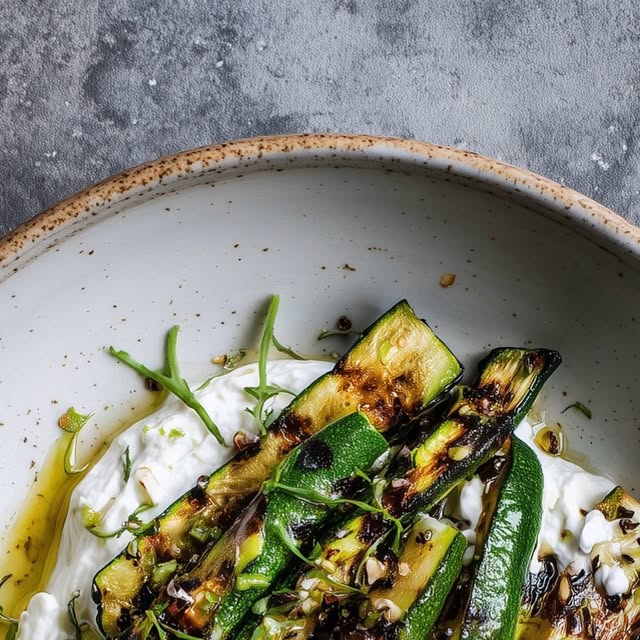Spiced Roasted Courgette Spears with Whipped Feta by The Medicinal Chef Dale Pinnock