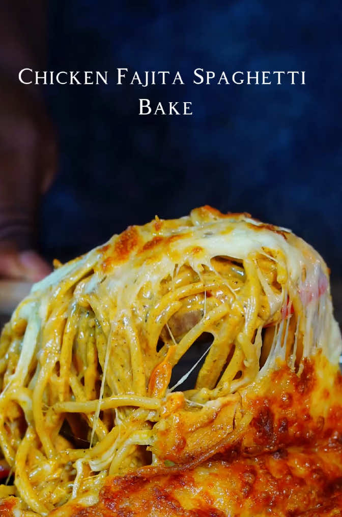 Chicken Fajita Spaghetti Bake by Camcancoook