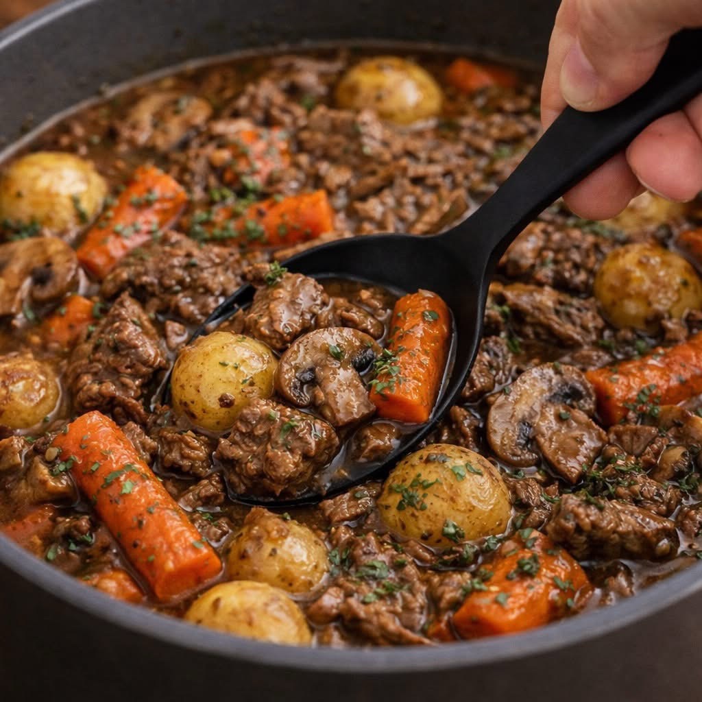 Crock Pot French Onion Beef Stew by Tiktokfoodgame