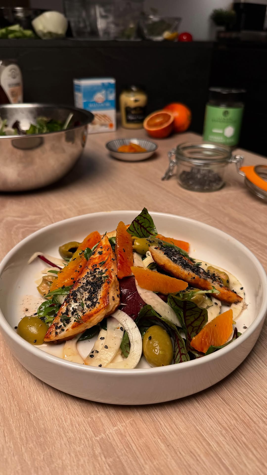 Fried Halloumi and Fennel Salad by Tanerxaydin