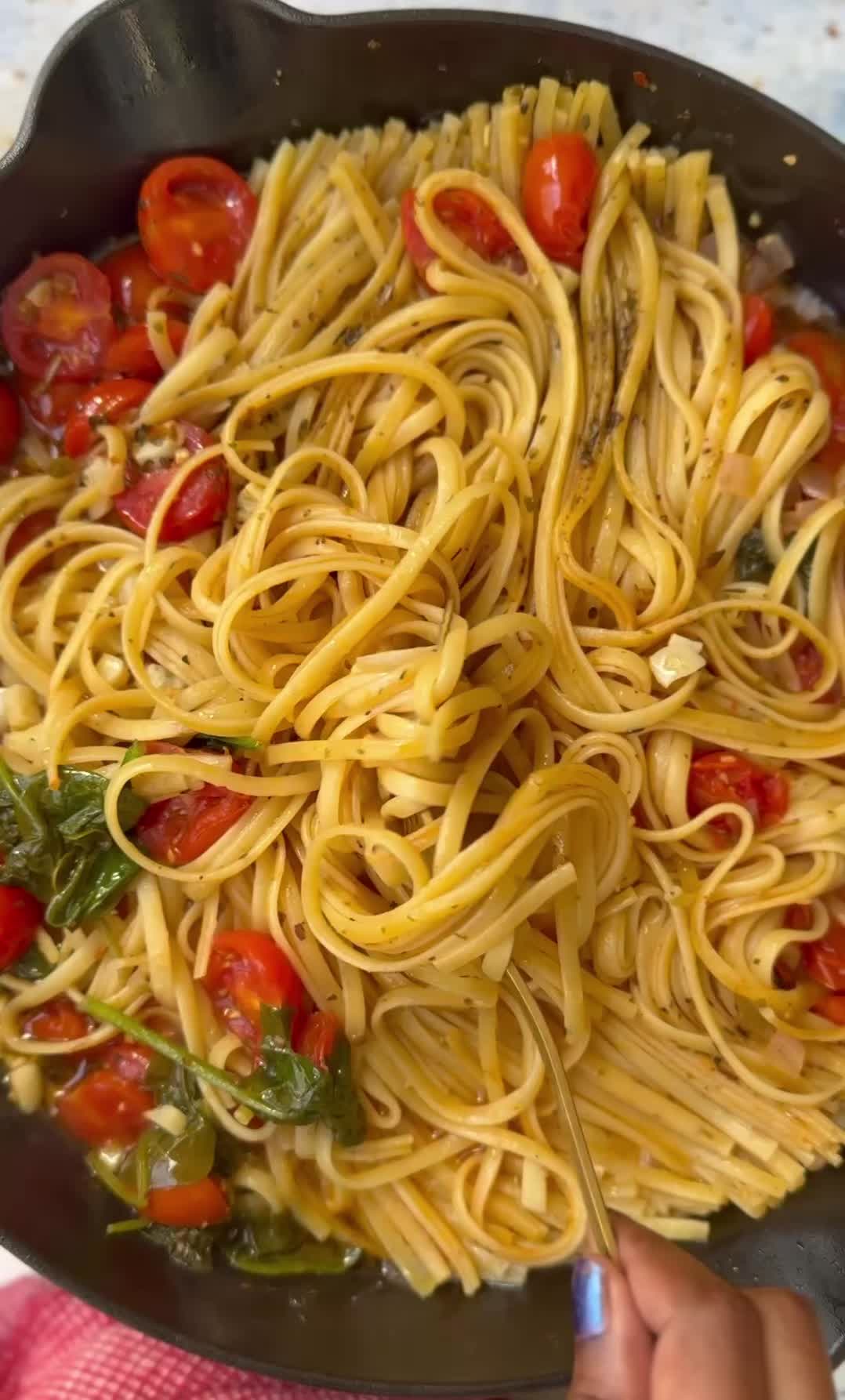 One Skillet Linguine by Flavorsnlife