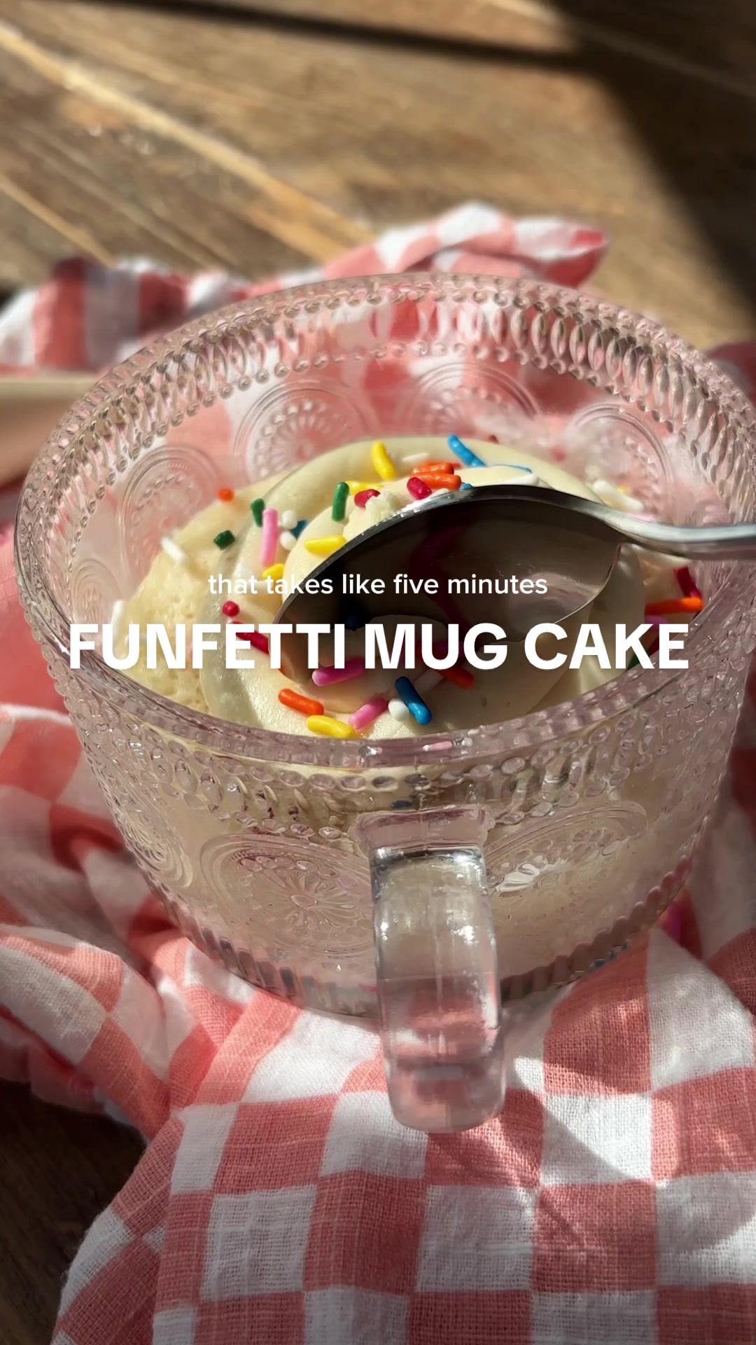 Funfetti Mug Cake by Accentgolden