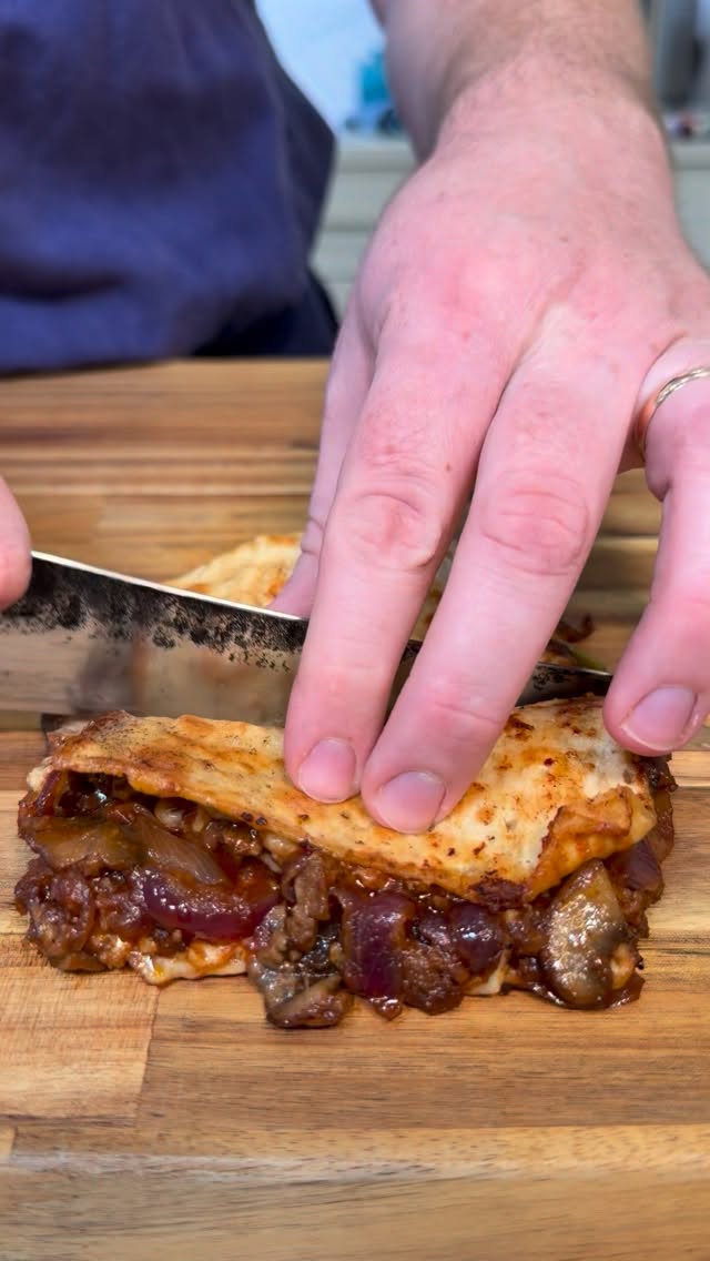 Beef, Onion, Mushroom & Havarti Sandwich by Alex Trim 1