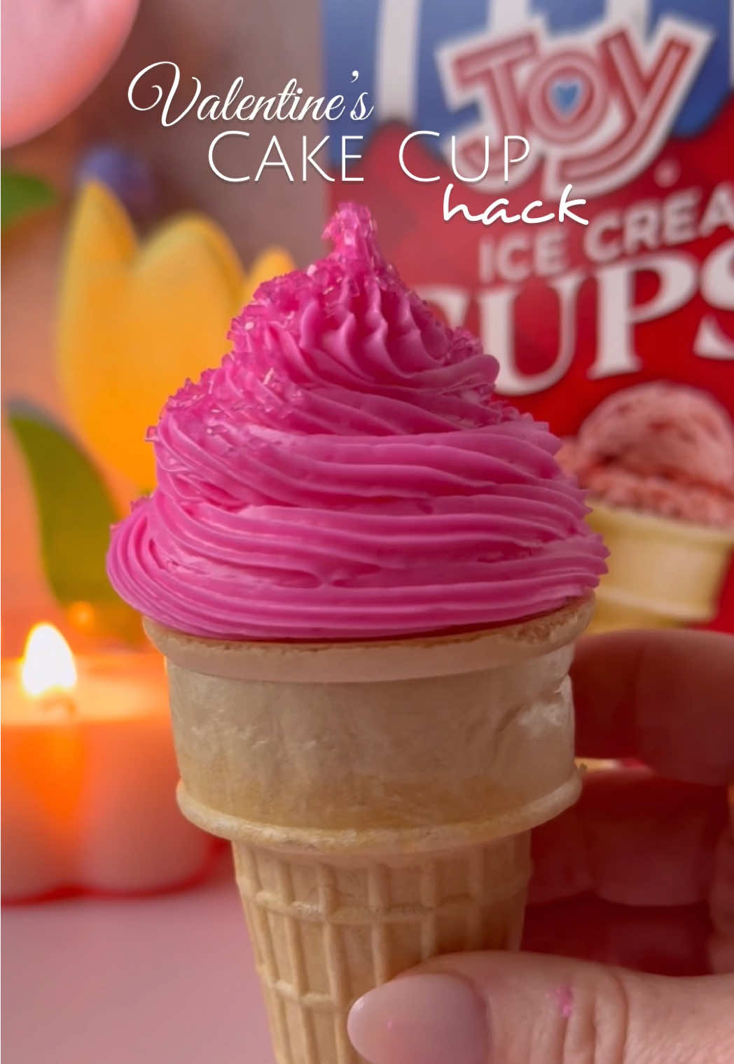 Cake-Filled Ice Cream Cones by Madisoneats