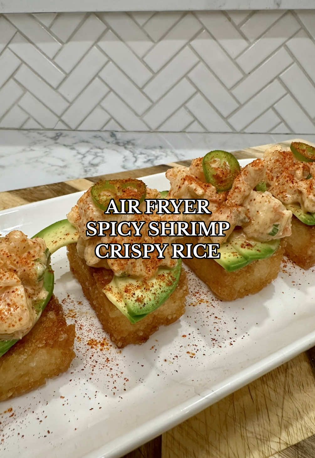 Spicy Shrimp Crispy Rice by Thespicyjuju