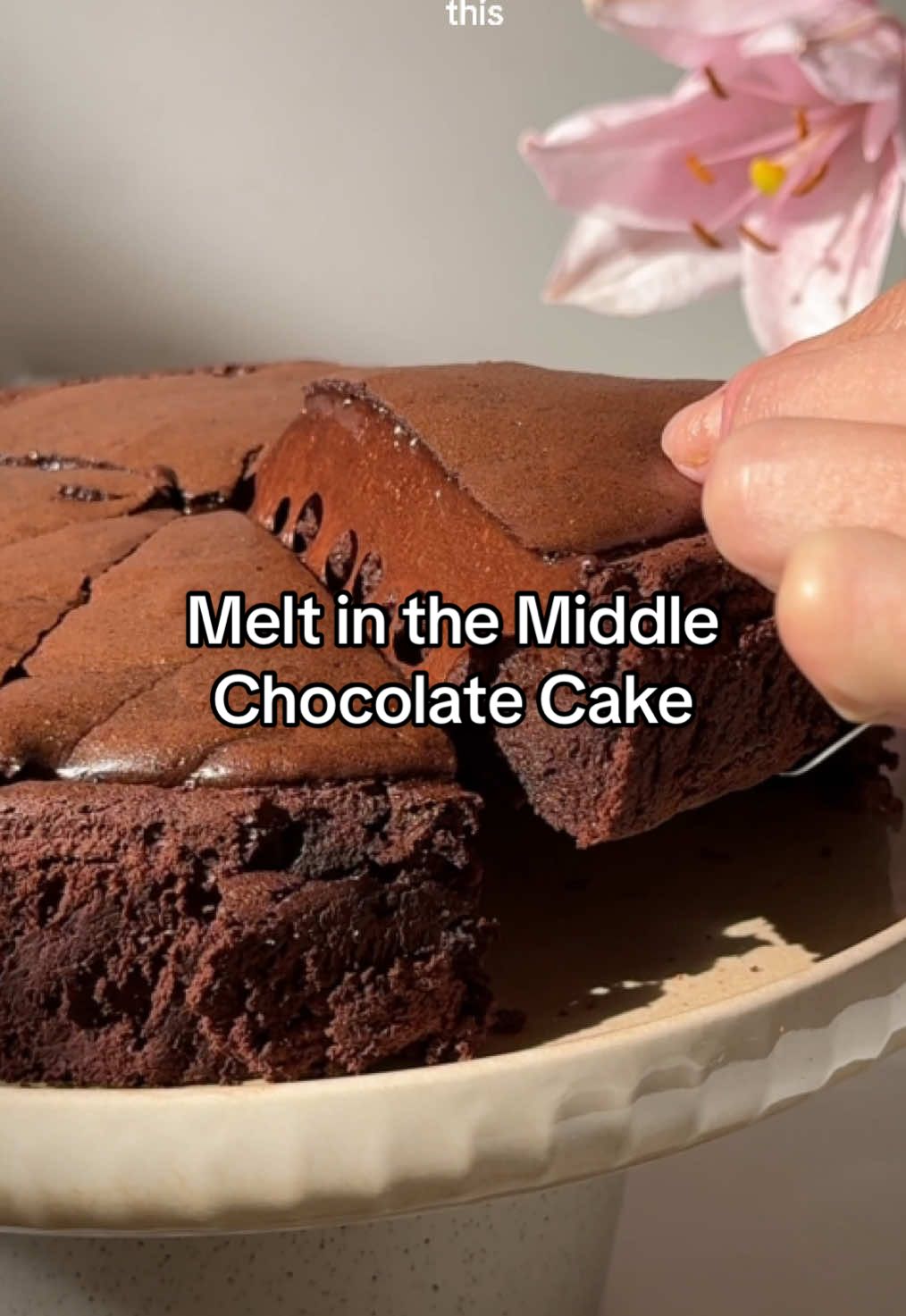 Moelleux Au Chocolat Melt In The Middle Cake by Desertislanddishes