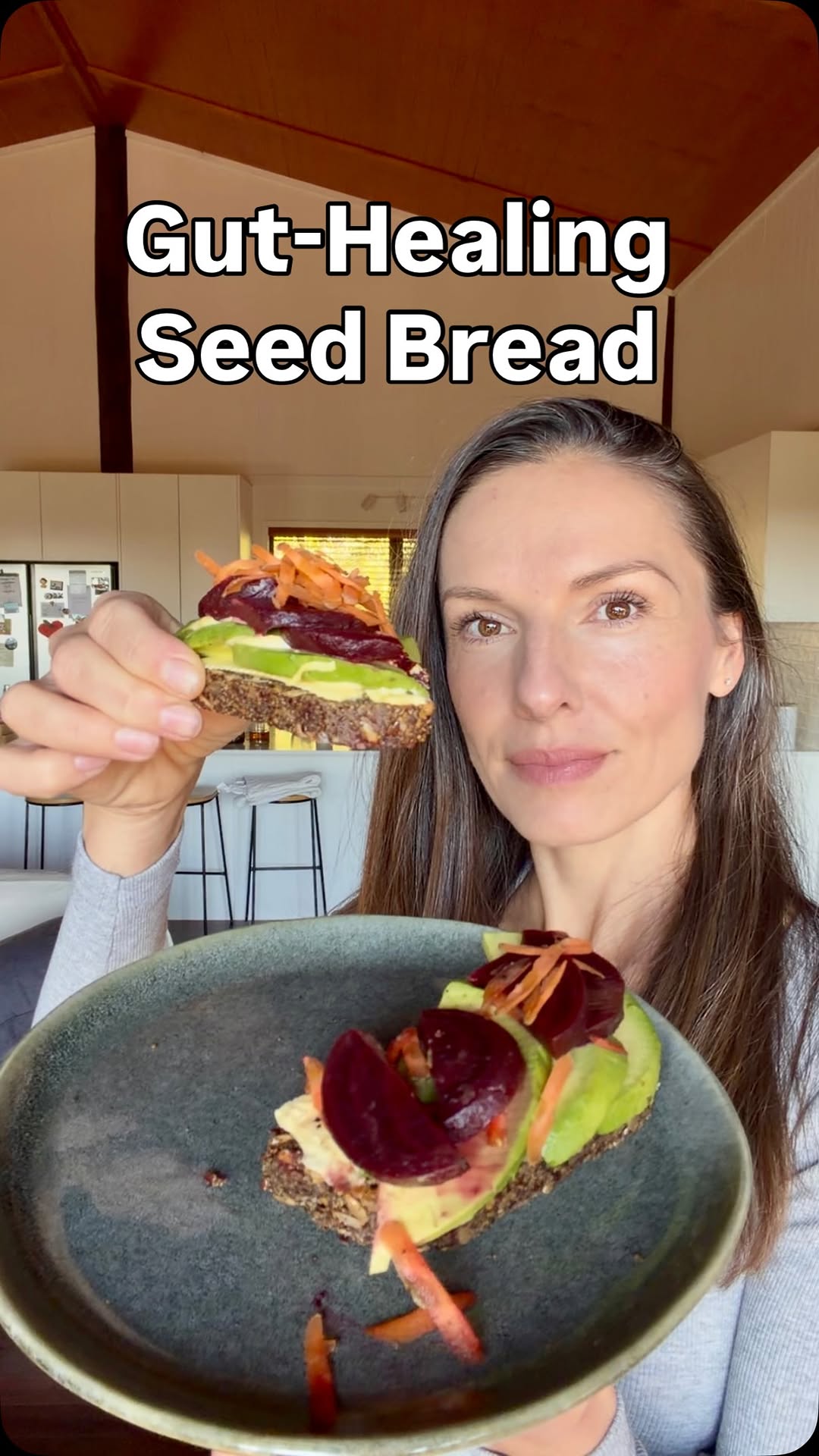 Simple Seed Bread For Gut Health by Tamborine Homestead