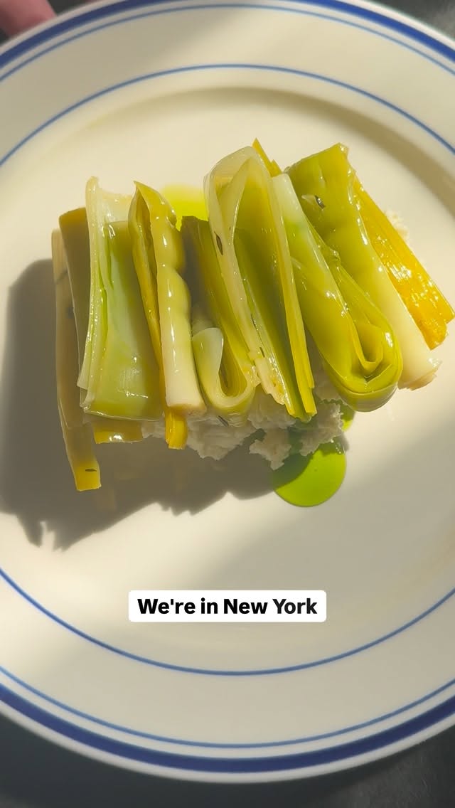 Primo's Marinated Leeks with Stracciatella by Primo Nyc