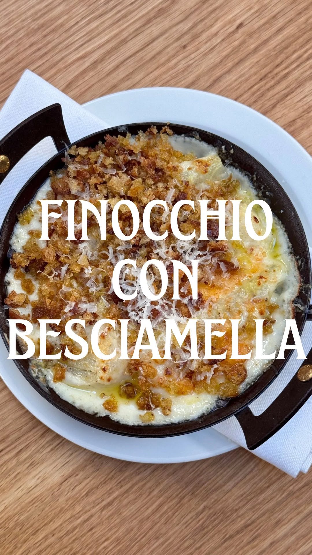 Fennel with Creamy Bechamel by Thomas Straker