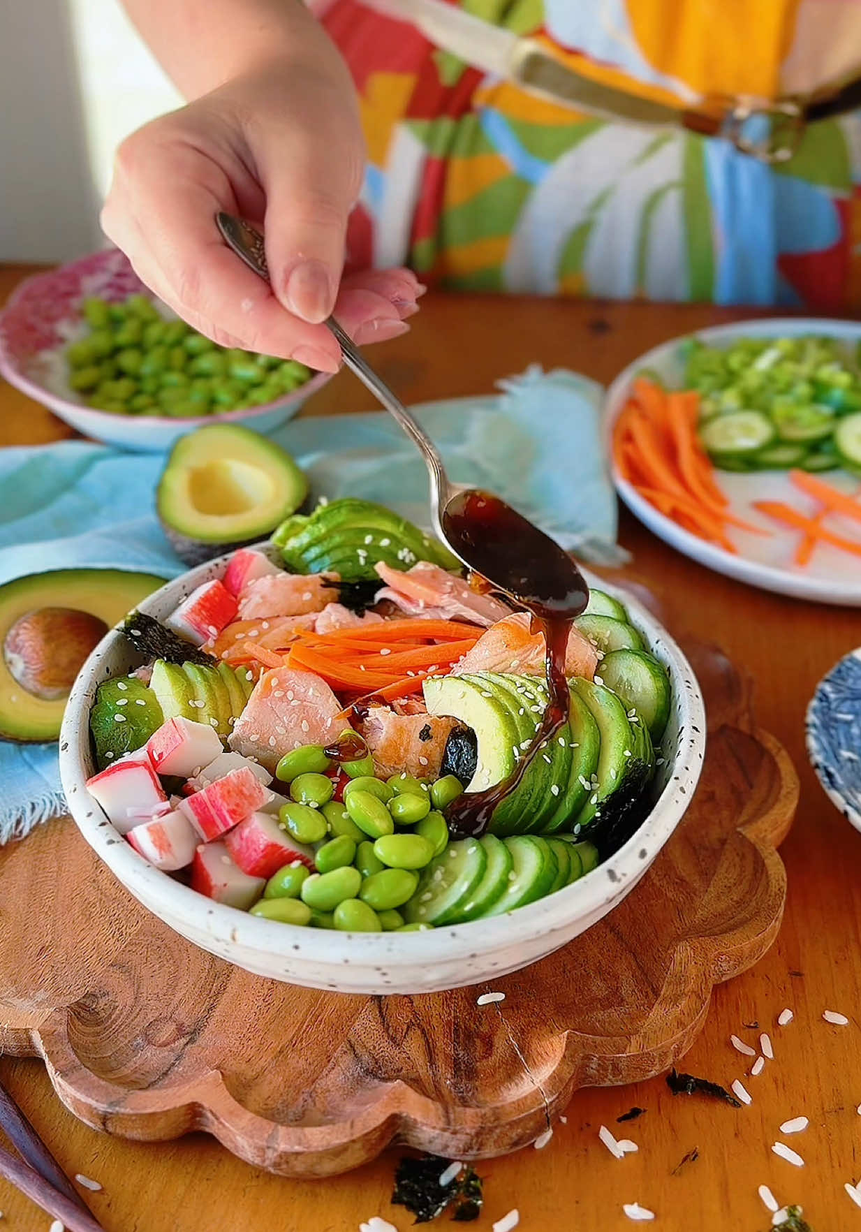 California Roll Sushi Bowls by Cookcomfort