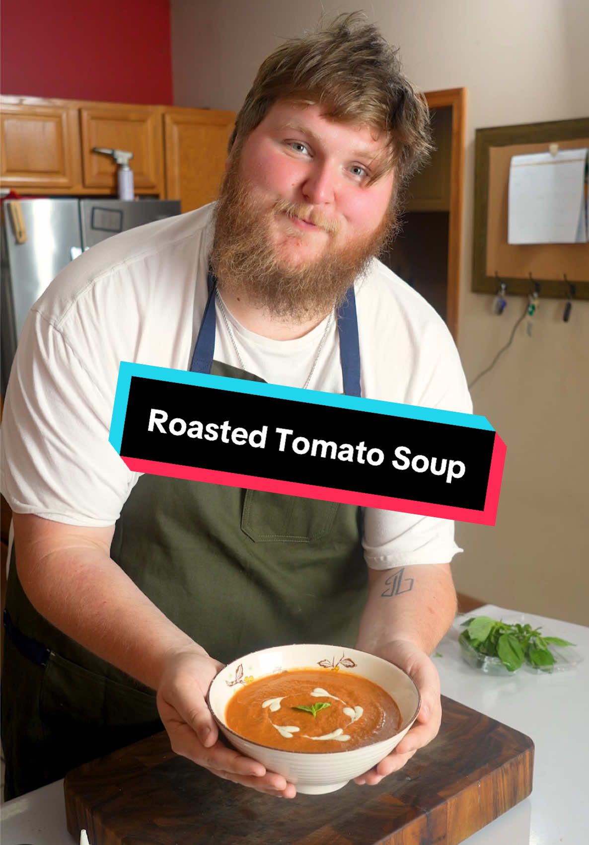 Roasted Tomato Basil Soup by Chefzealand