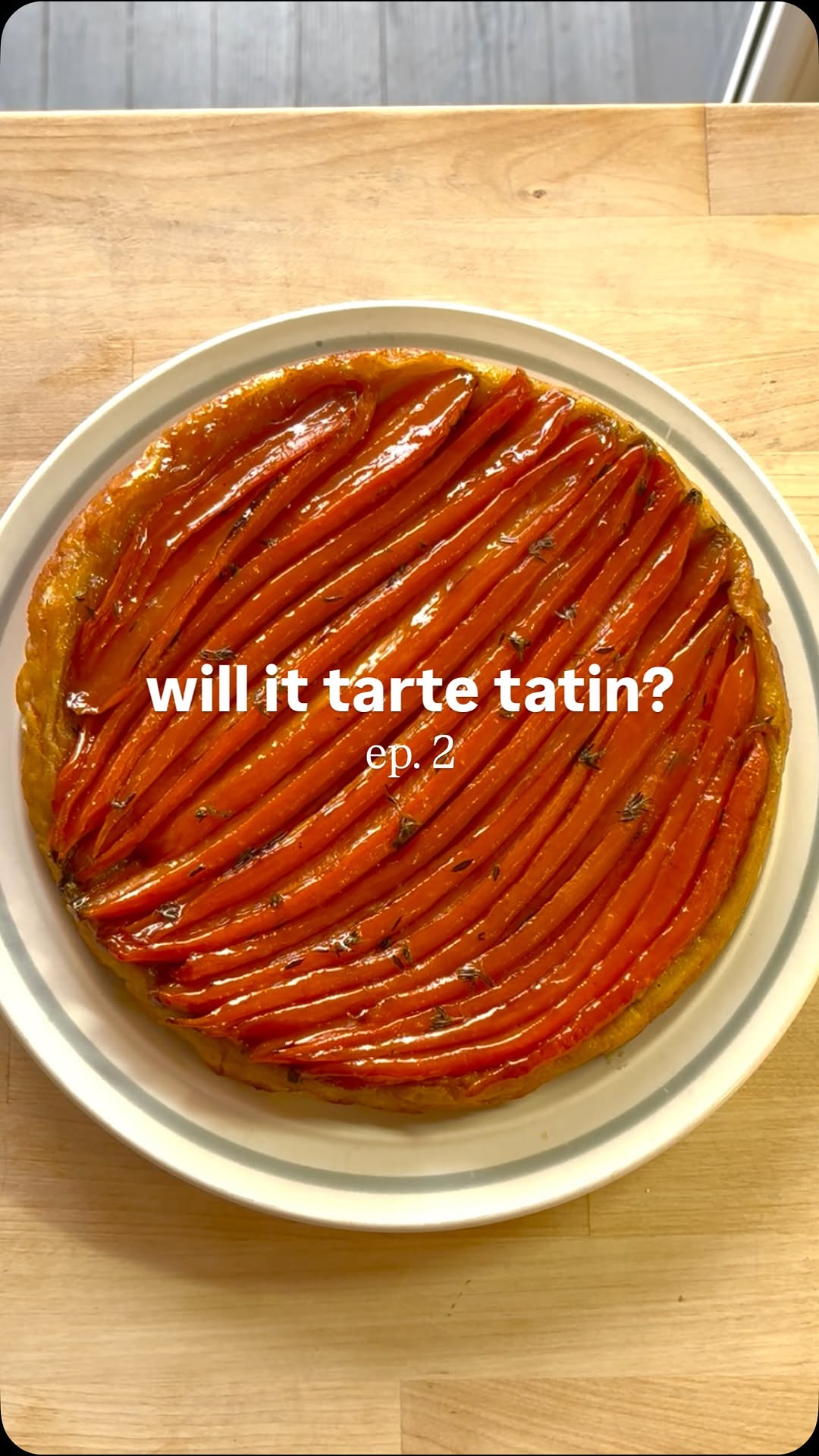 Carrot Tarte Tatin with Honey Glaze by Ben Maxwell