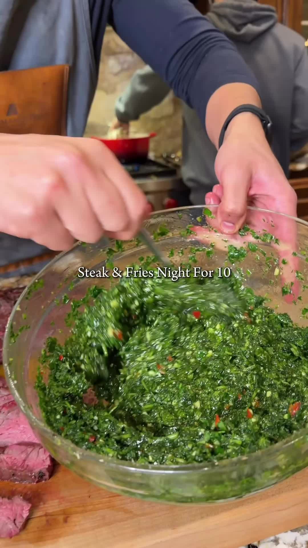 Steak, Fries, and Chimichurri by Nachocookin