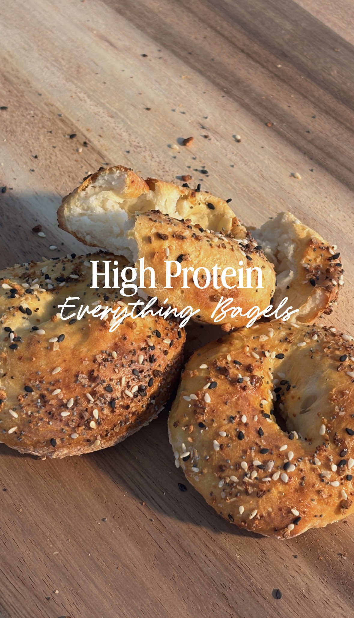 Cottage Cheese Everything Bagels by Modernflavour