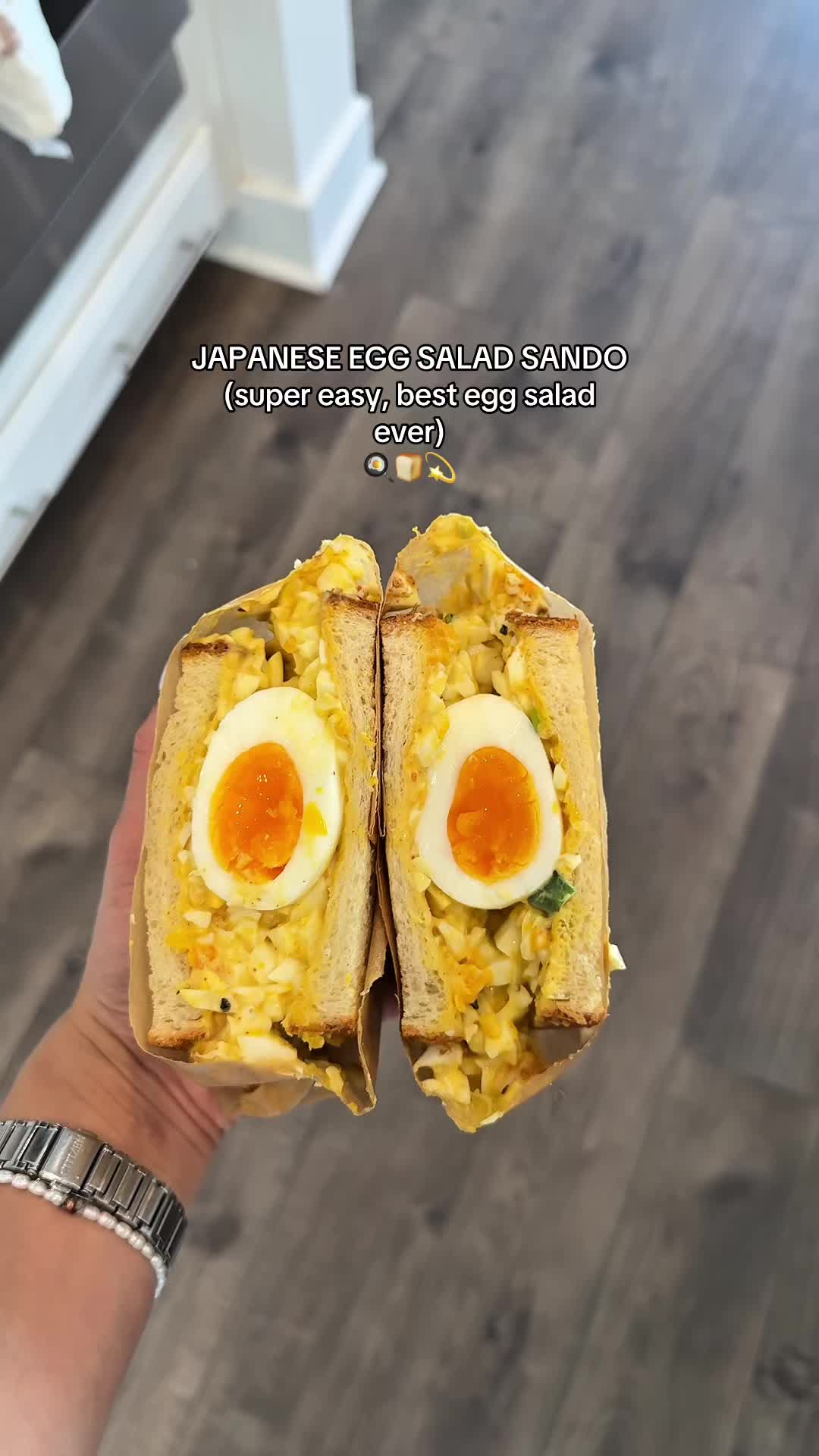 Japanese-Style Egg Salad Sando by Elizabethwu