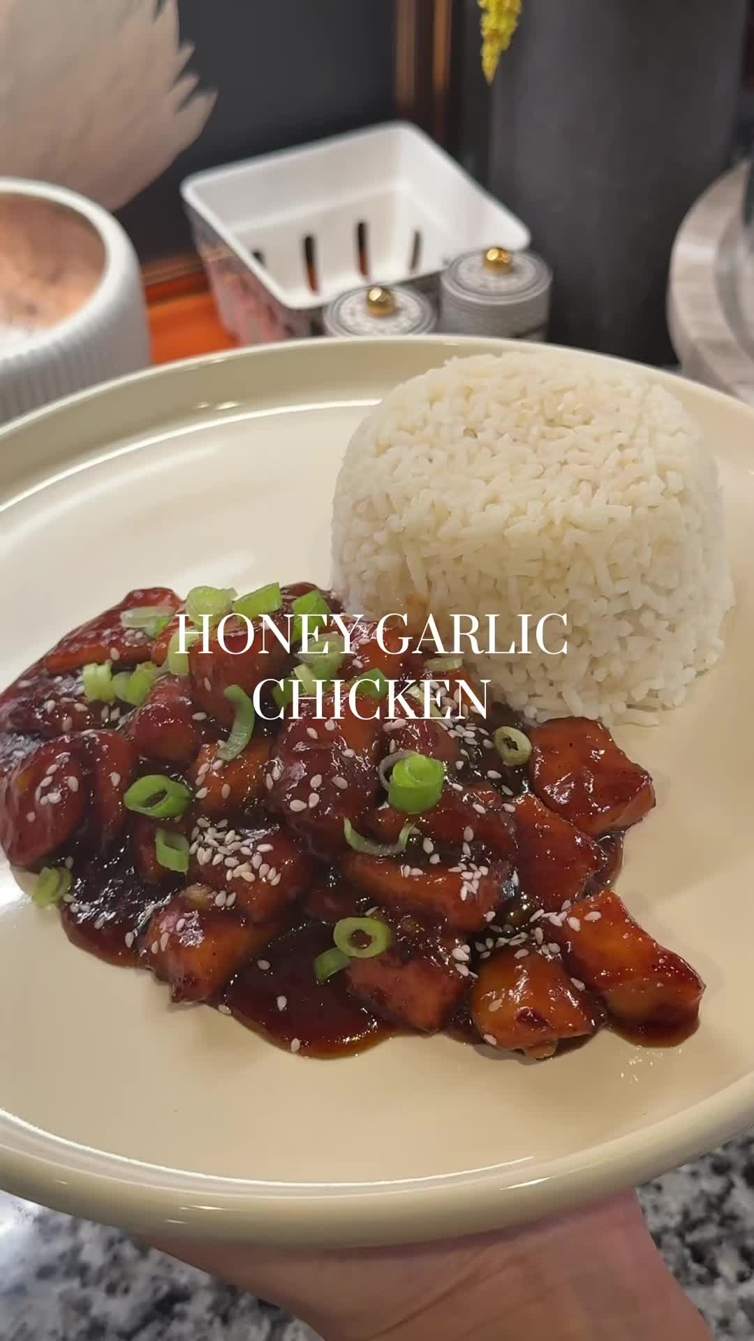 Honey Garlic Chicken by Ashiashome
