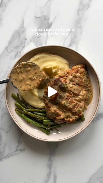 Creamy Garlic Parmesan Chicken With Mustard Mash by Briony Blenman