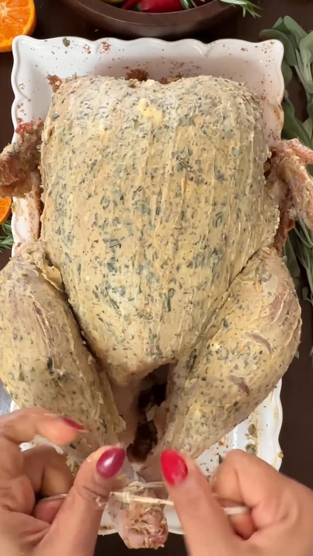 Herb Butter Roasted Turkey by Ammiskitchenig