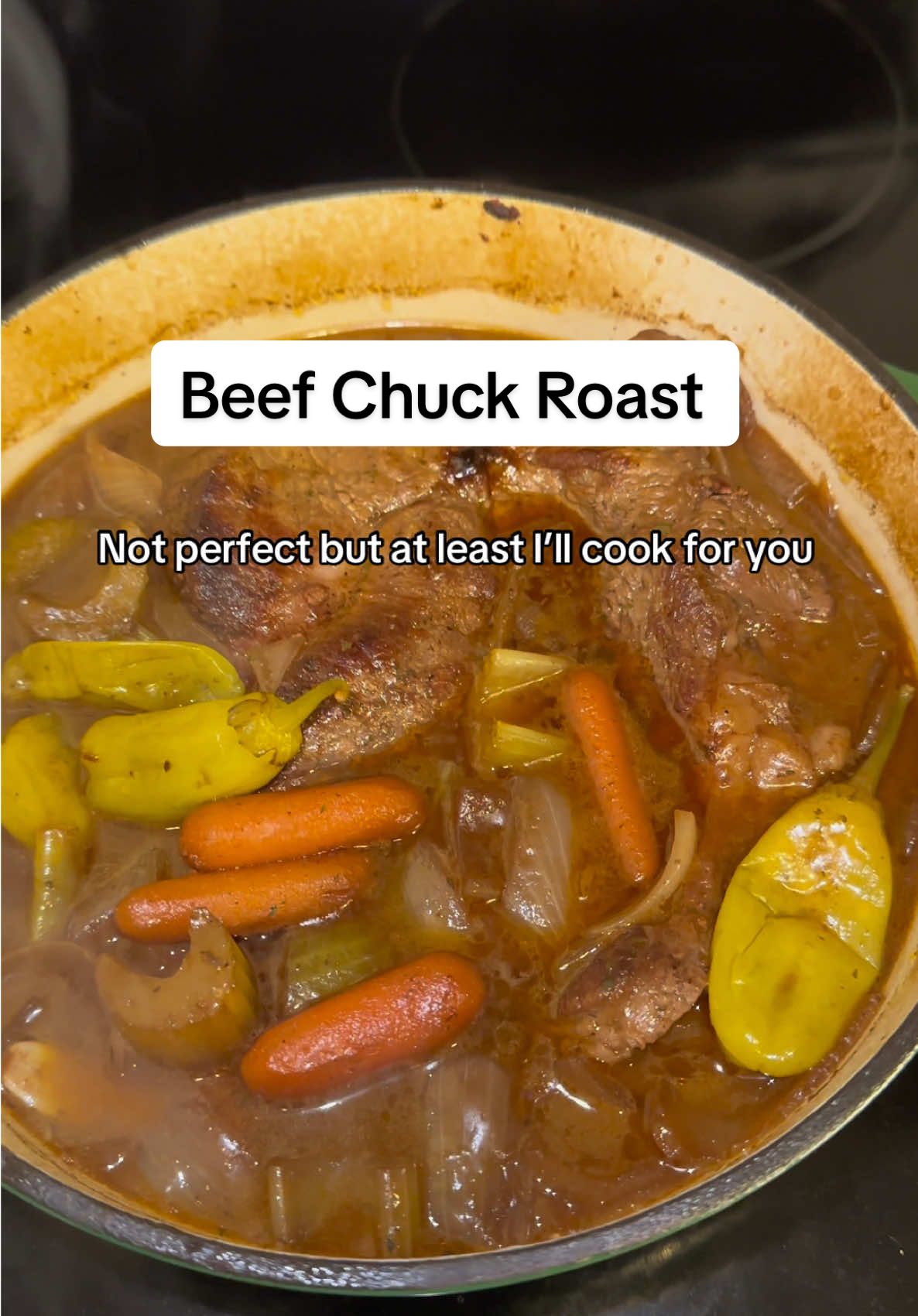 Classic Dutch Oven Beef Chuck Roast by Amorpoodie