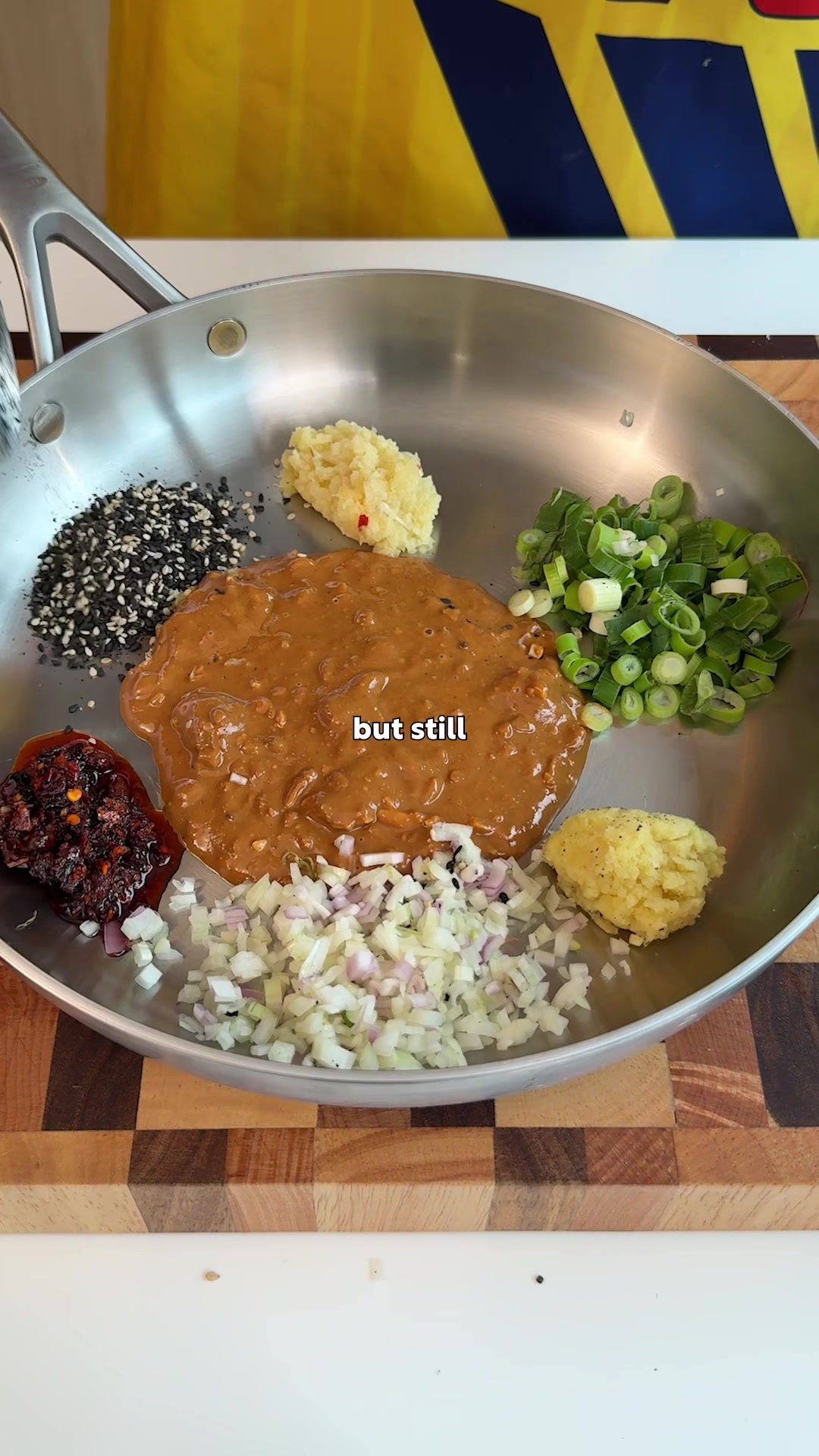 10 Min Peanut Butter Chilli Crisp Noodles by Alfiecooks