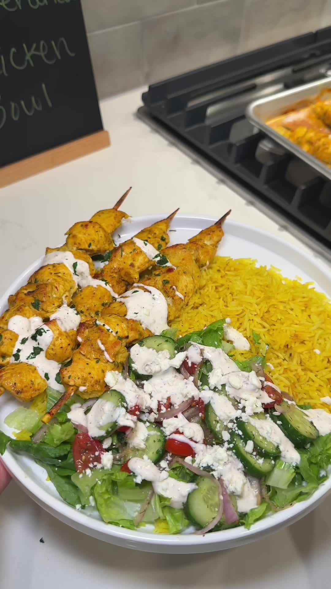 Mediterranean Chicken Bowls by Cookingismydestiny