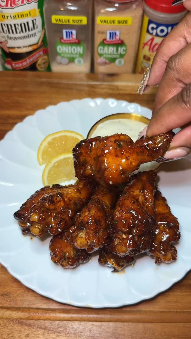 Honey Garlic Ranch Wings by Cookingwitbritt
