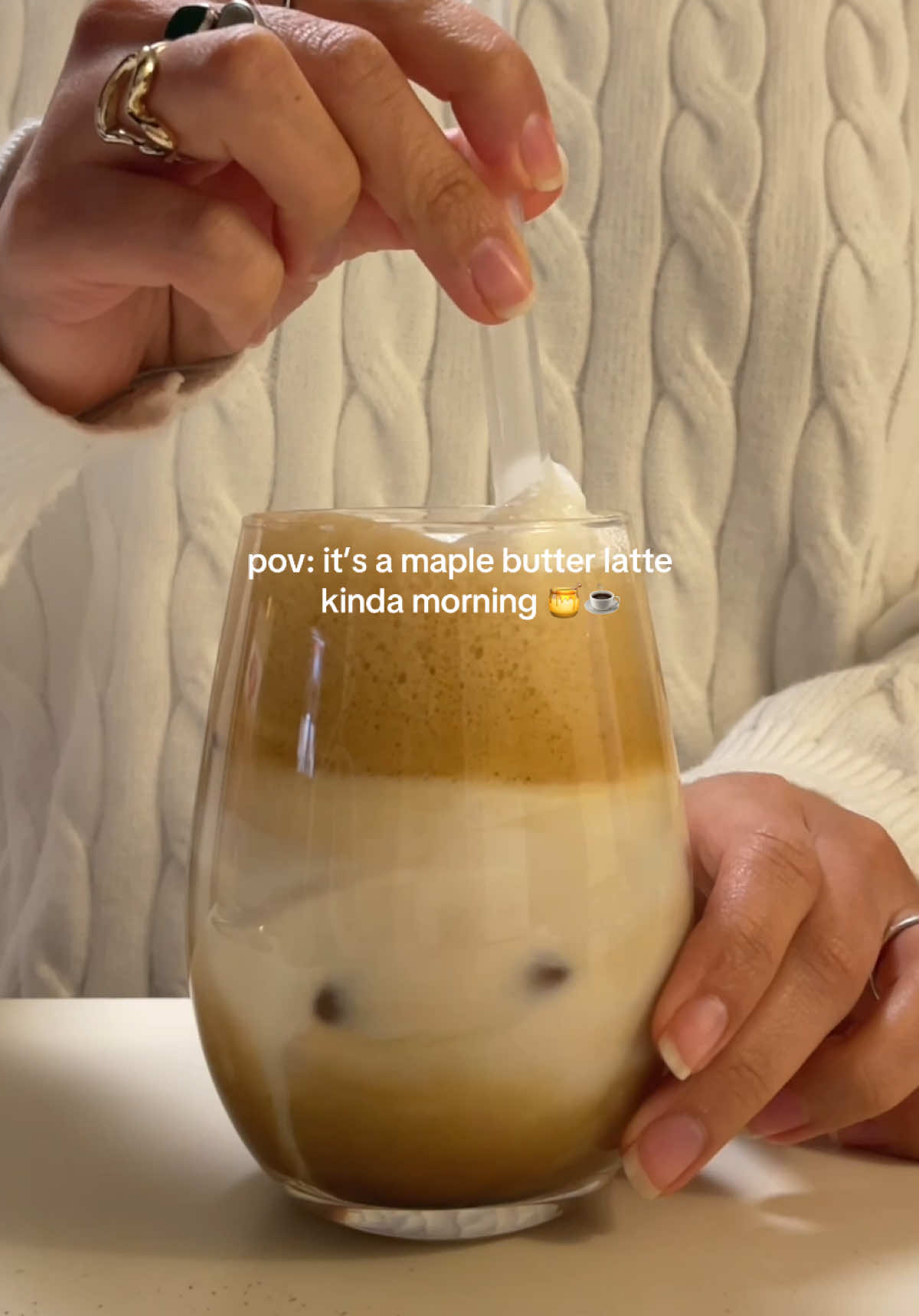 Maple Butter Iced Latte by Cristiiicarrillo