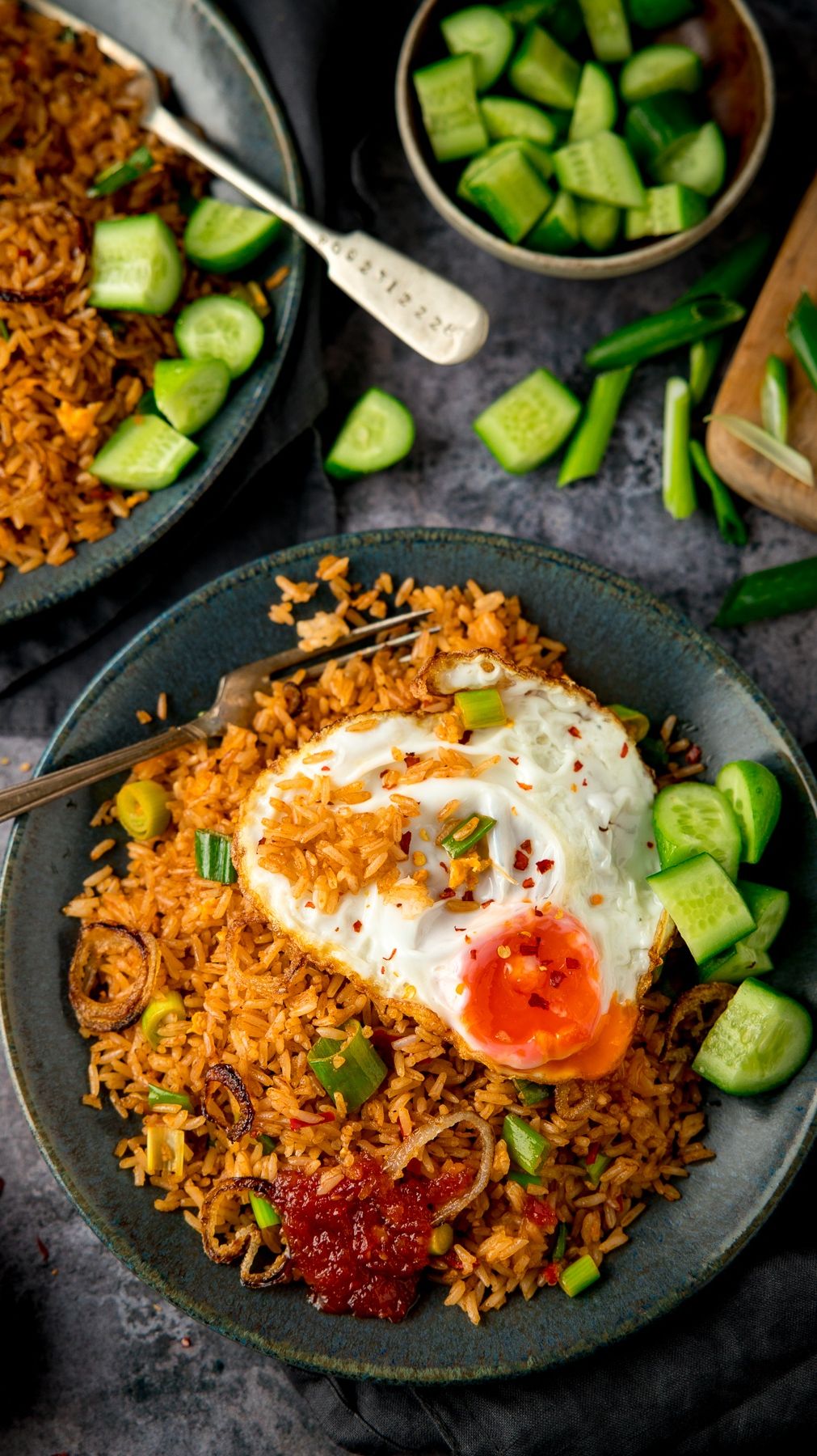 Nasi Goreng (Spicy Indonesian Fried Rice) by Nickys Kitchen Sanctuary