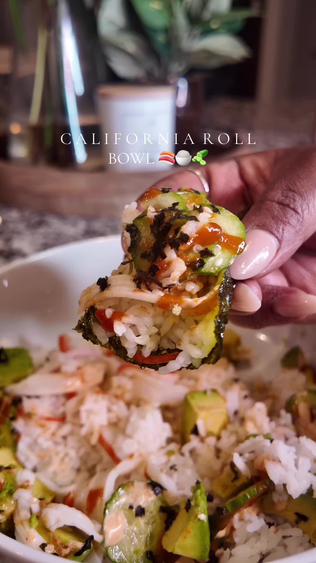 California Roll Bowl by Leannwilliamsss