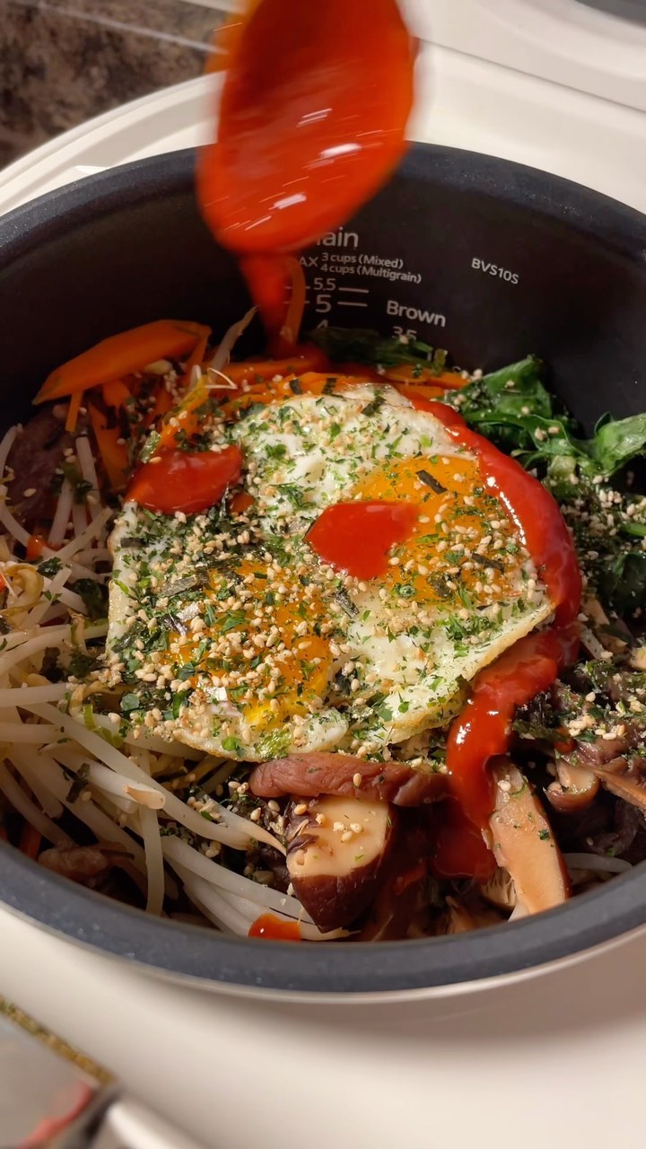 Rice Cooker Bibimbap by Groovyfoodiess
