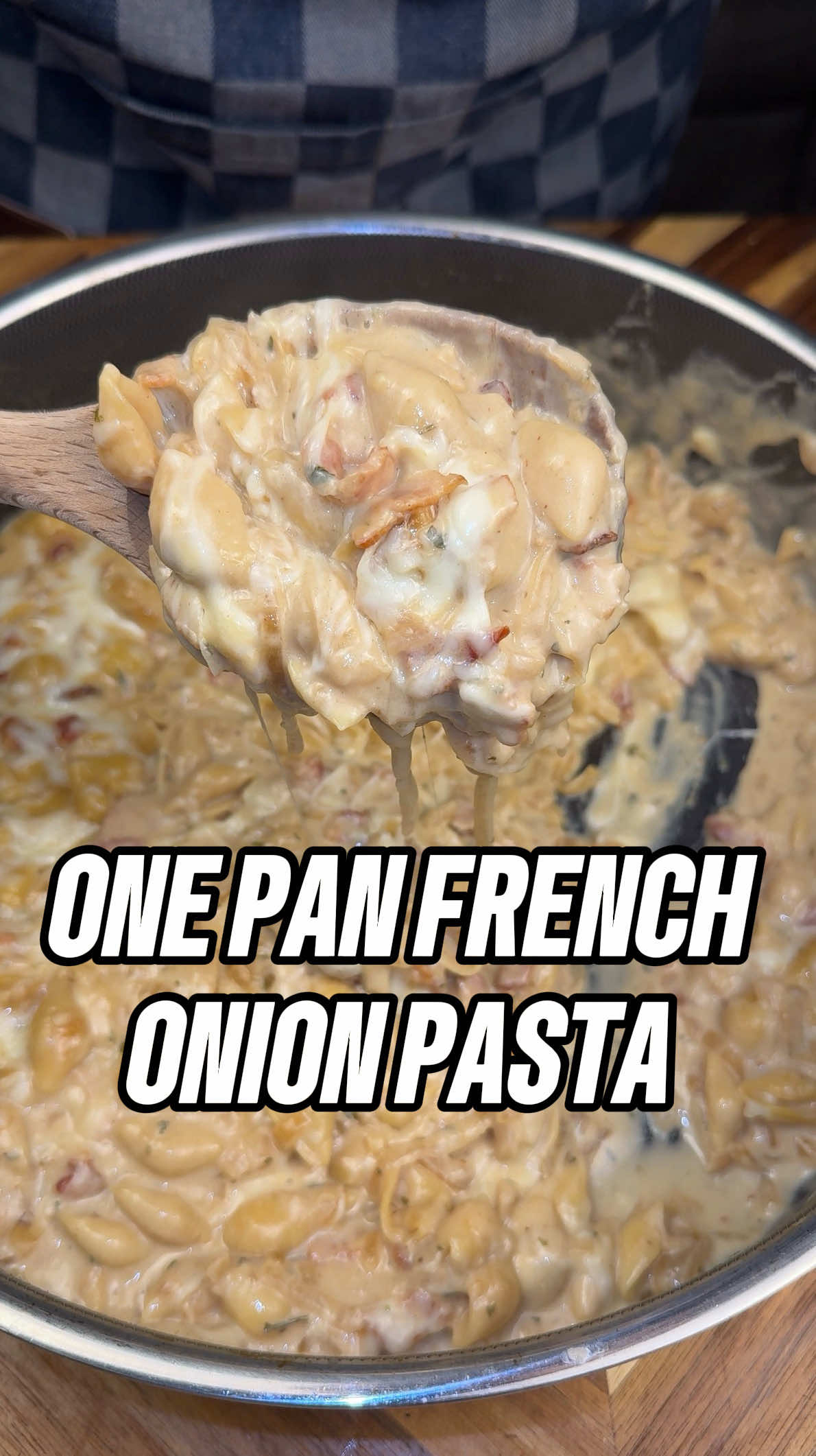 Creamy French Onion Protein Pasta by Rileysstupidrecipes