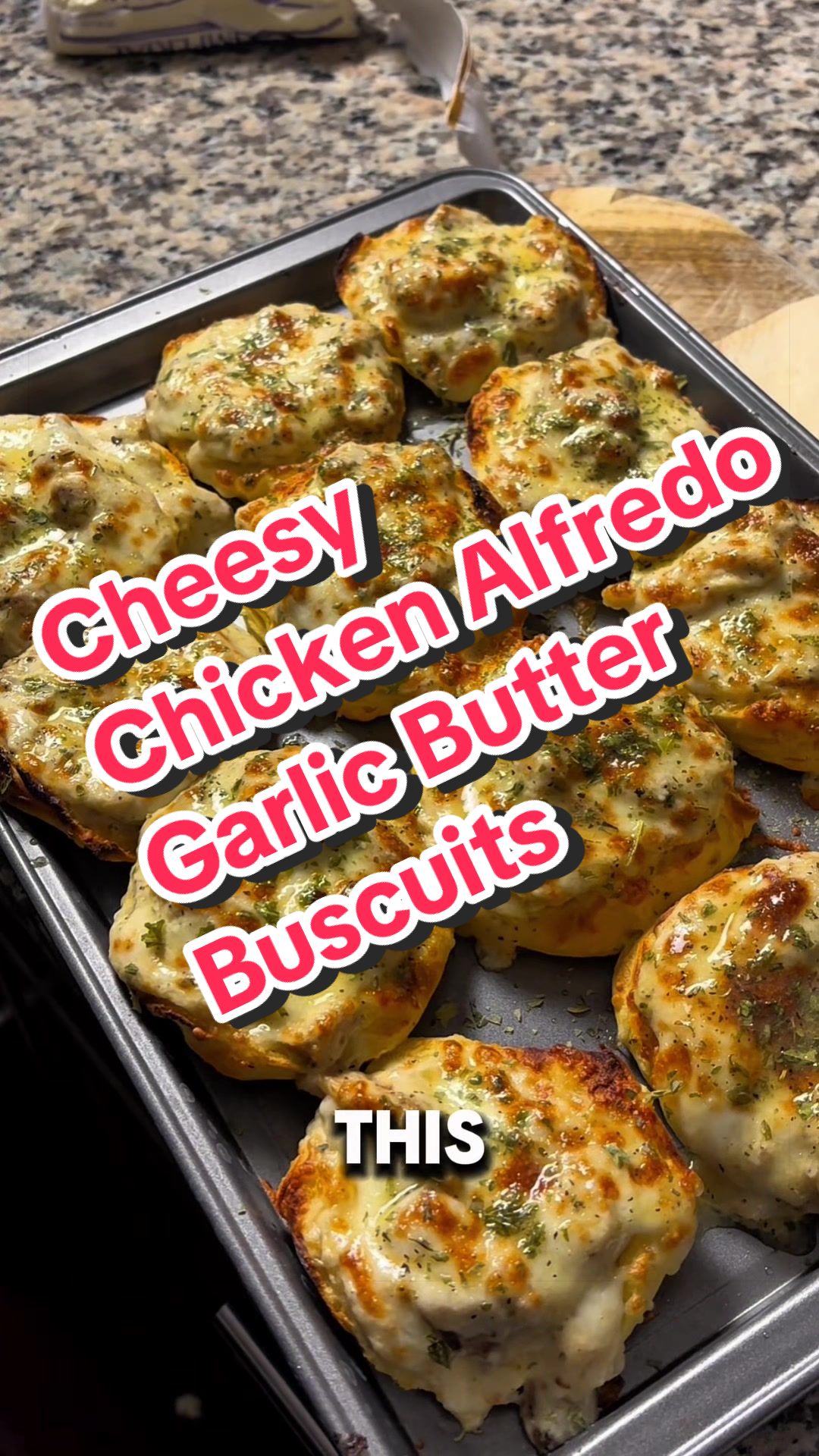Cheesy Chicken Alfredo Biscuits by Fitmunchiez2