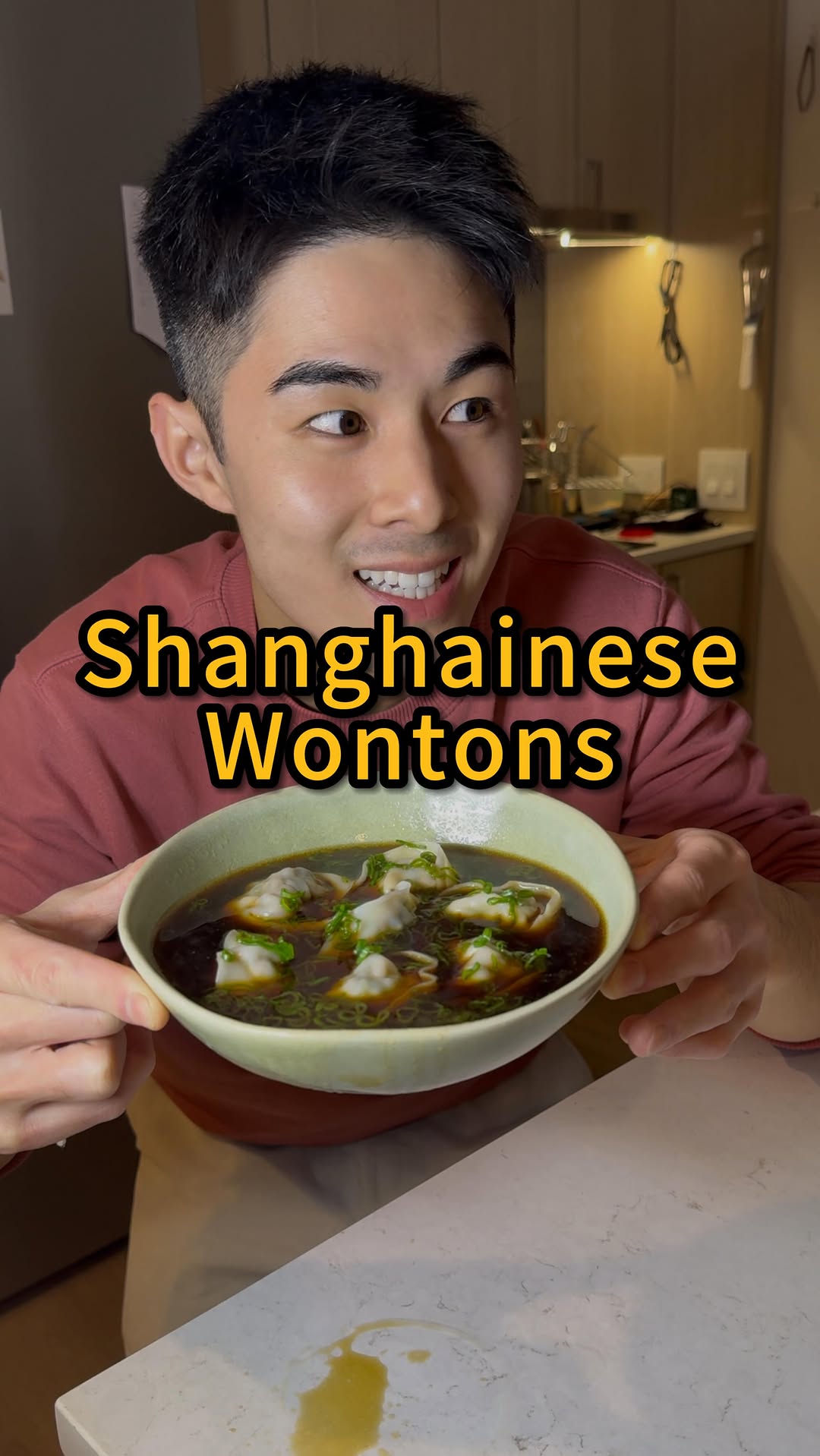 Shanghai-Style Shepherd's Purse and Pork Wontons by Couldeattbh