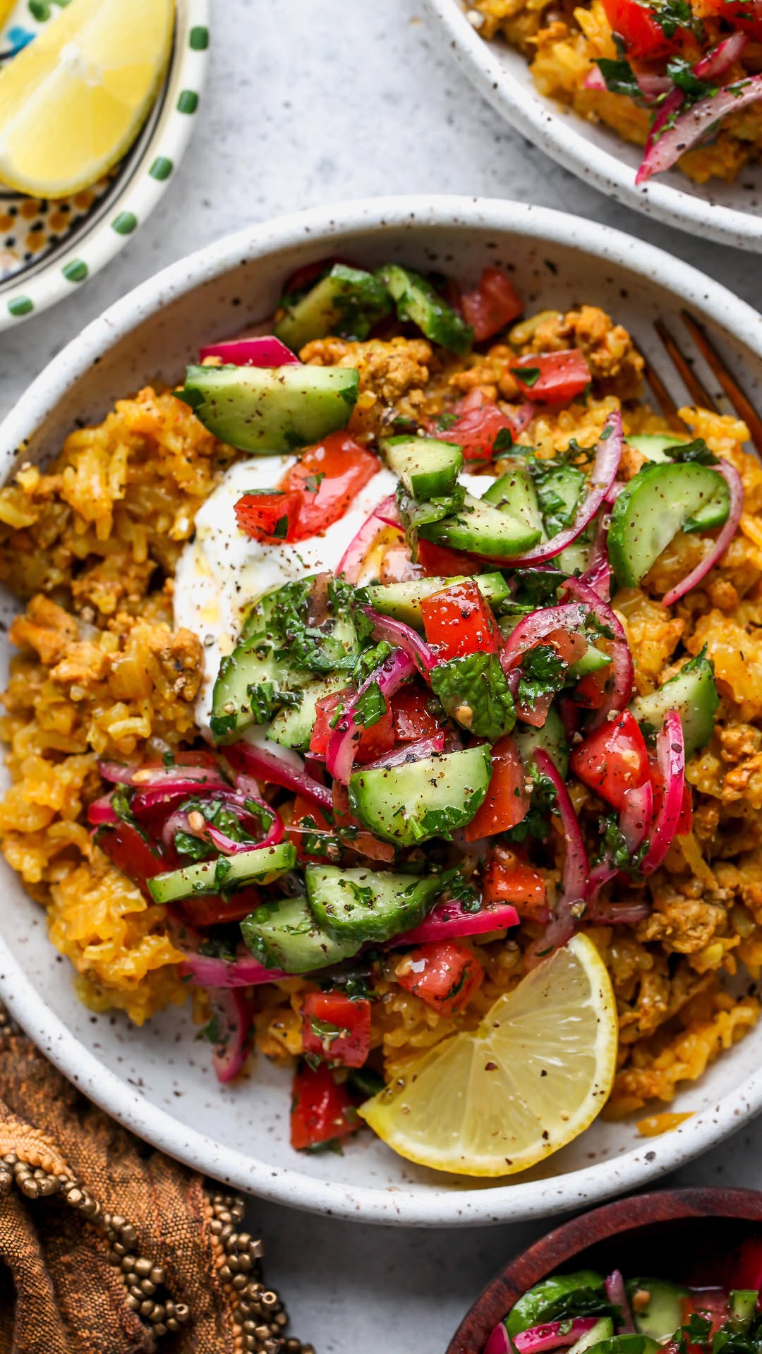 Golden Ground Turkey and Rice Skillet by Jamievespamsrd
