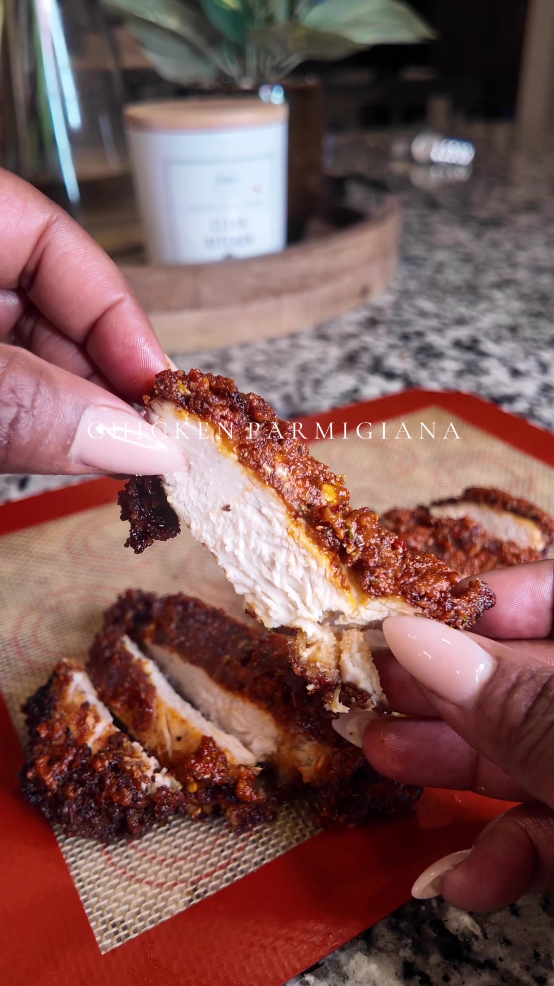 Crispy Chicken Parmesan Wraps by Leannwilliamsss