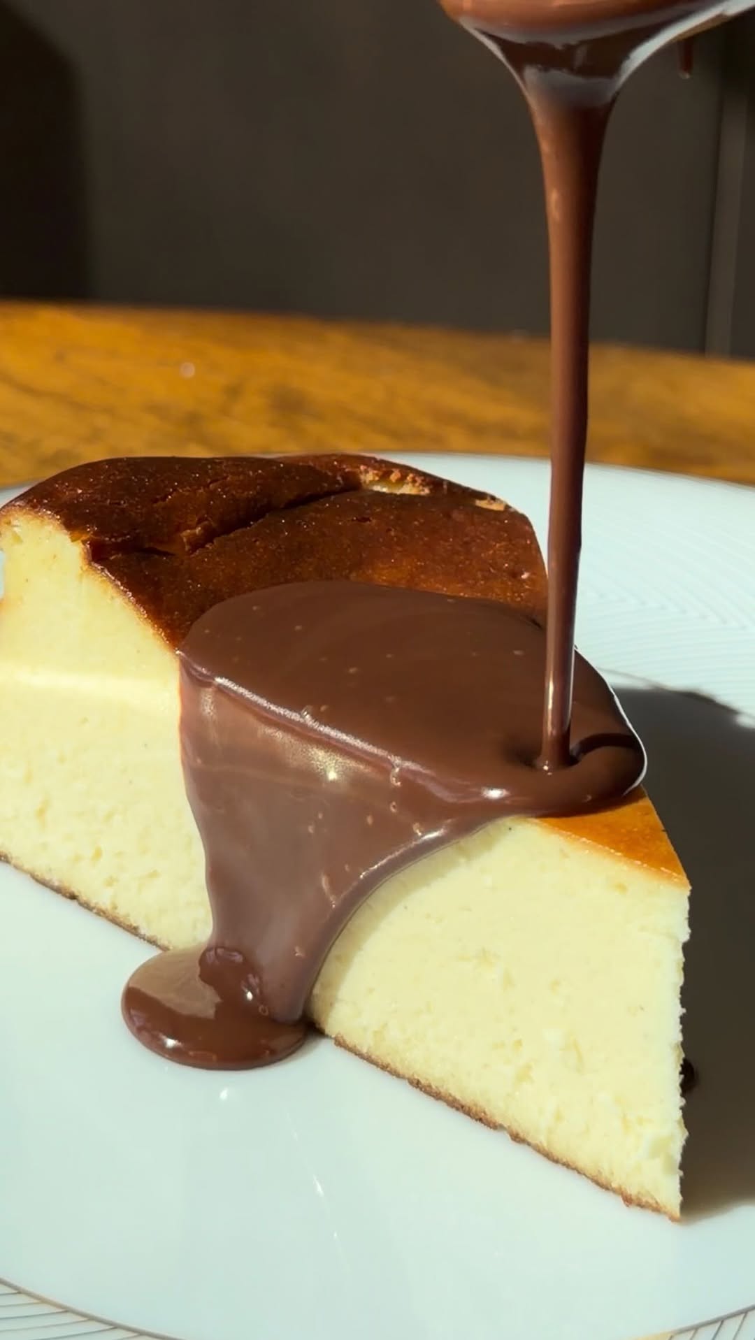 Rich Basque Chocolate Cheesecake by Alex Trim 1