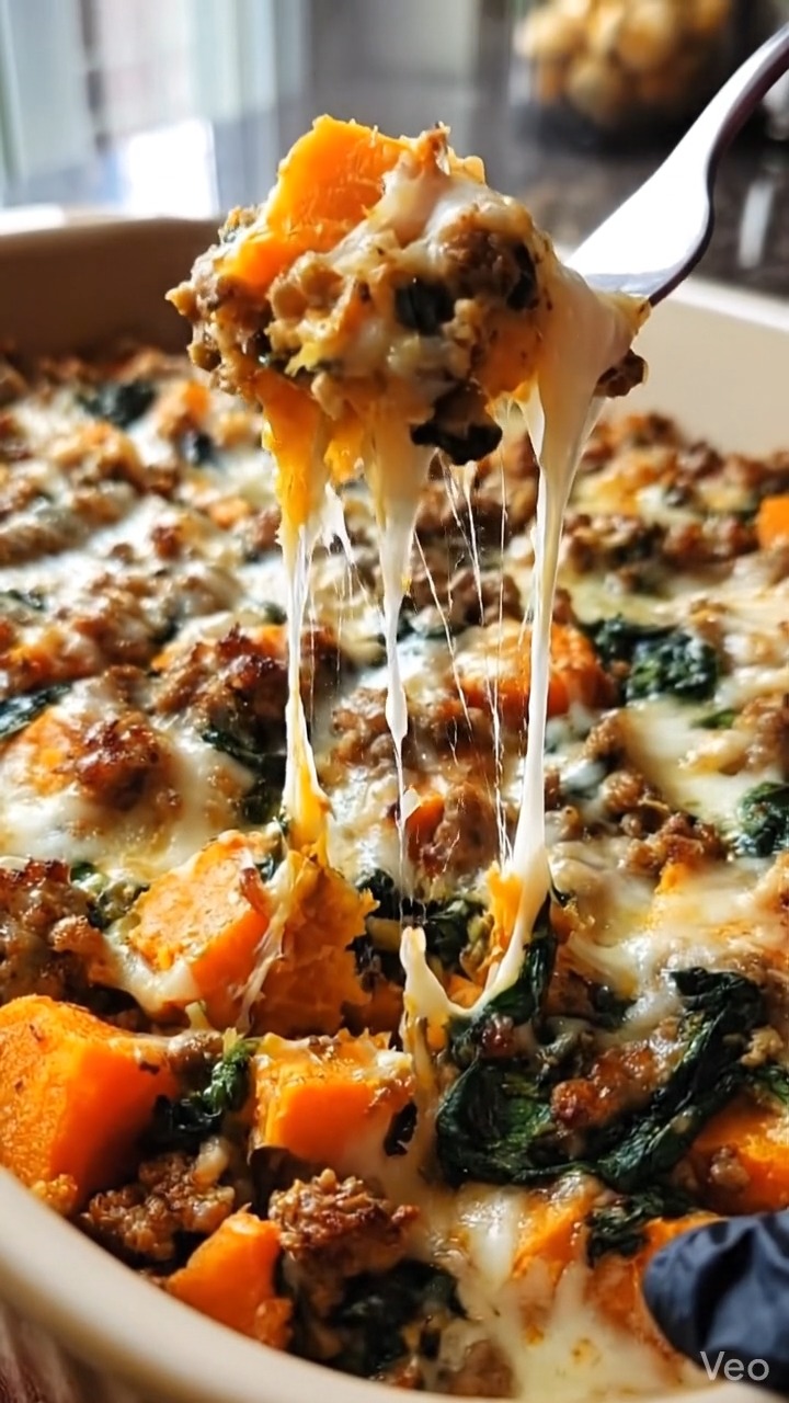 Healthy Sweet Potato and Ground Turkey Bake by Anti Inflammatory