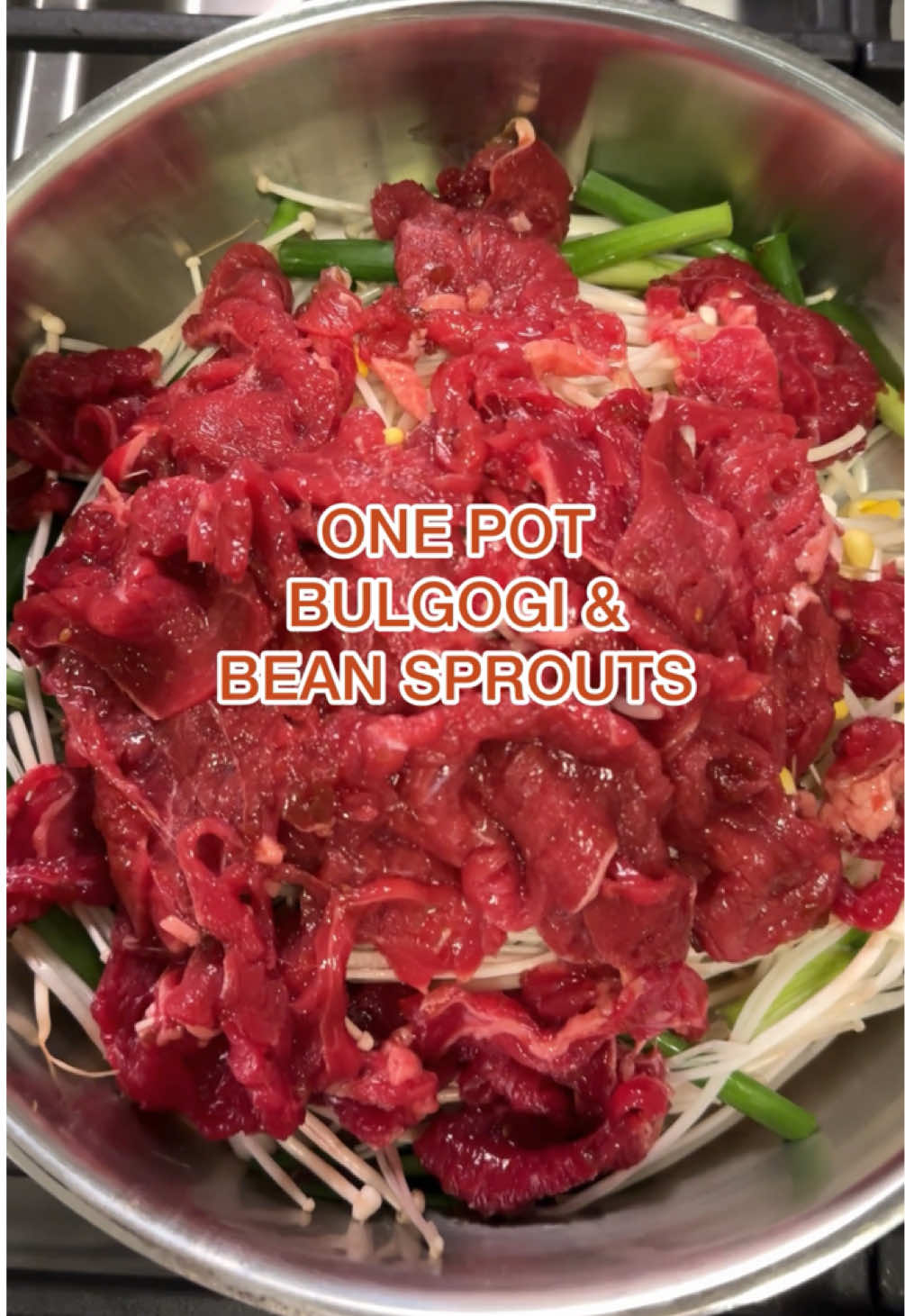 Mild Beef and Bean Sprout Stir-Fry by Saltsensitive