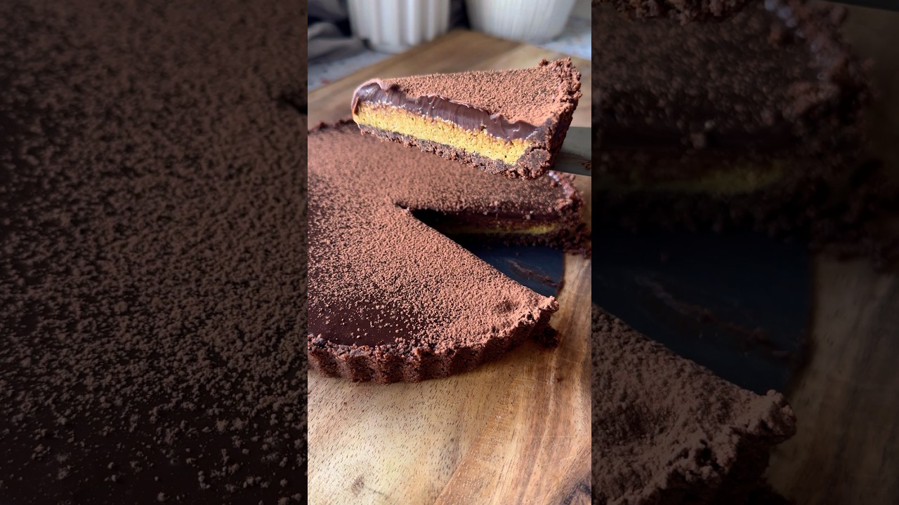Kataifi Pistachio Chocolate Tart by Antoniou Fillo Pastry