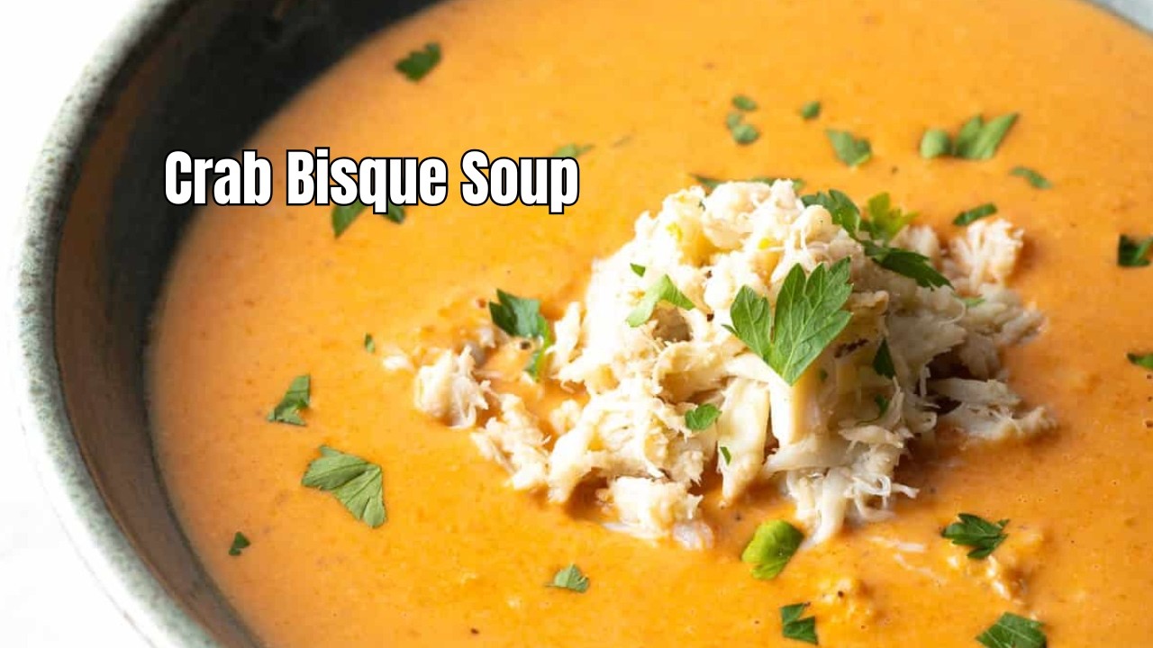 Classic Creamy Crab Bisque by A Spicy Perspective
