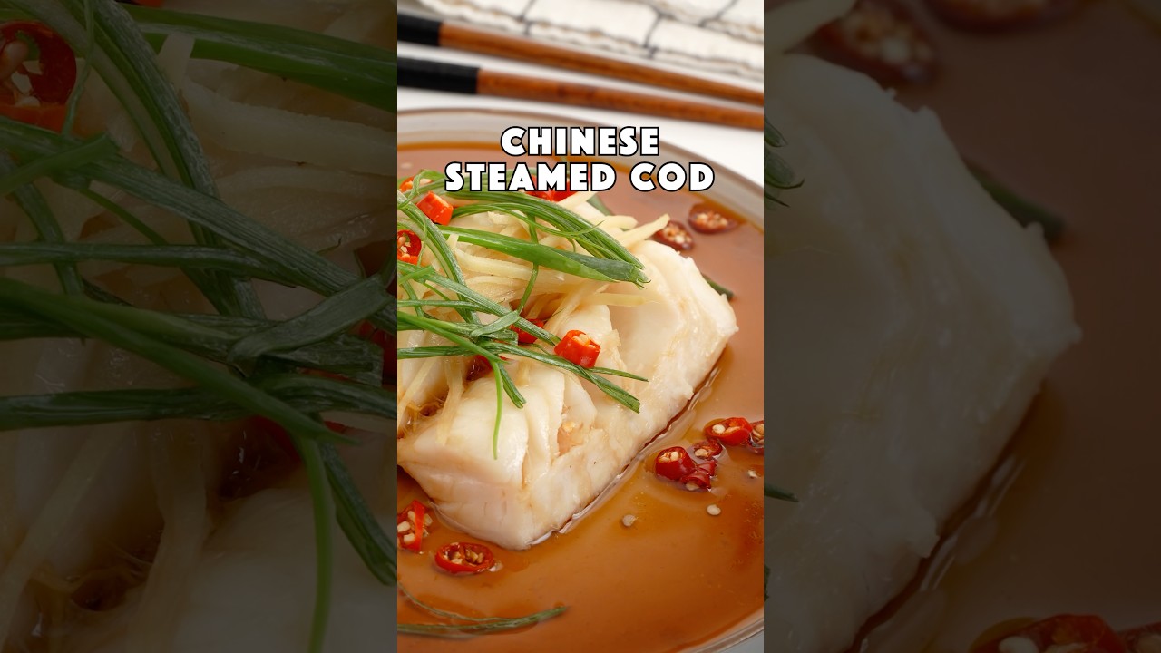 Cantonese Style Steamed Cod by Khinskitchen