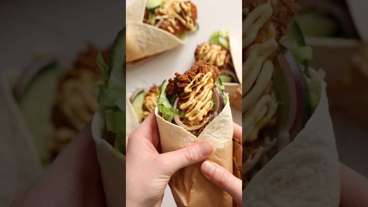 Crispy Chicken Tikka Wraps by Dont Go Bacon My Heart
