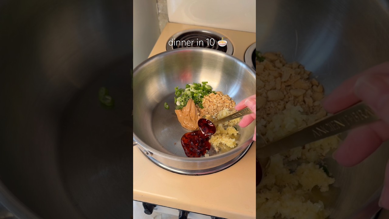 Chili Oil Peanut Noodles by Carleigh Bodrug