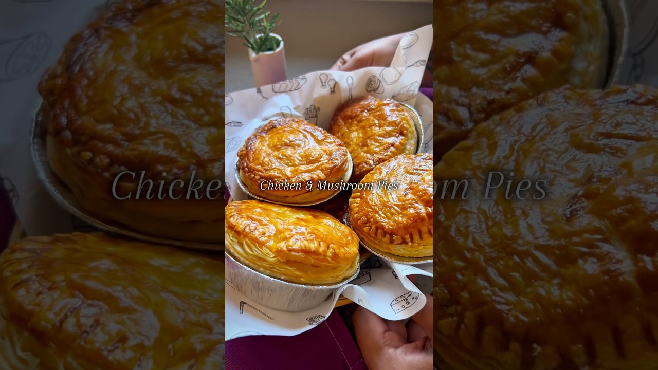 Creamy Chicken and Mushroom Pies by Eatmeerecipes