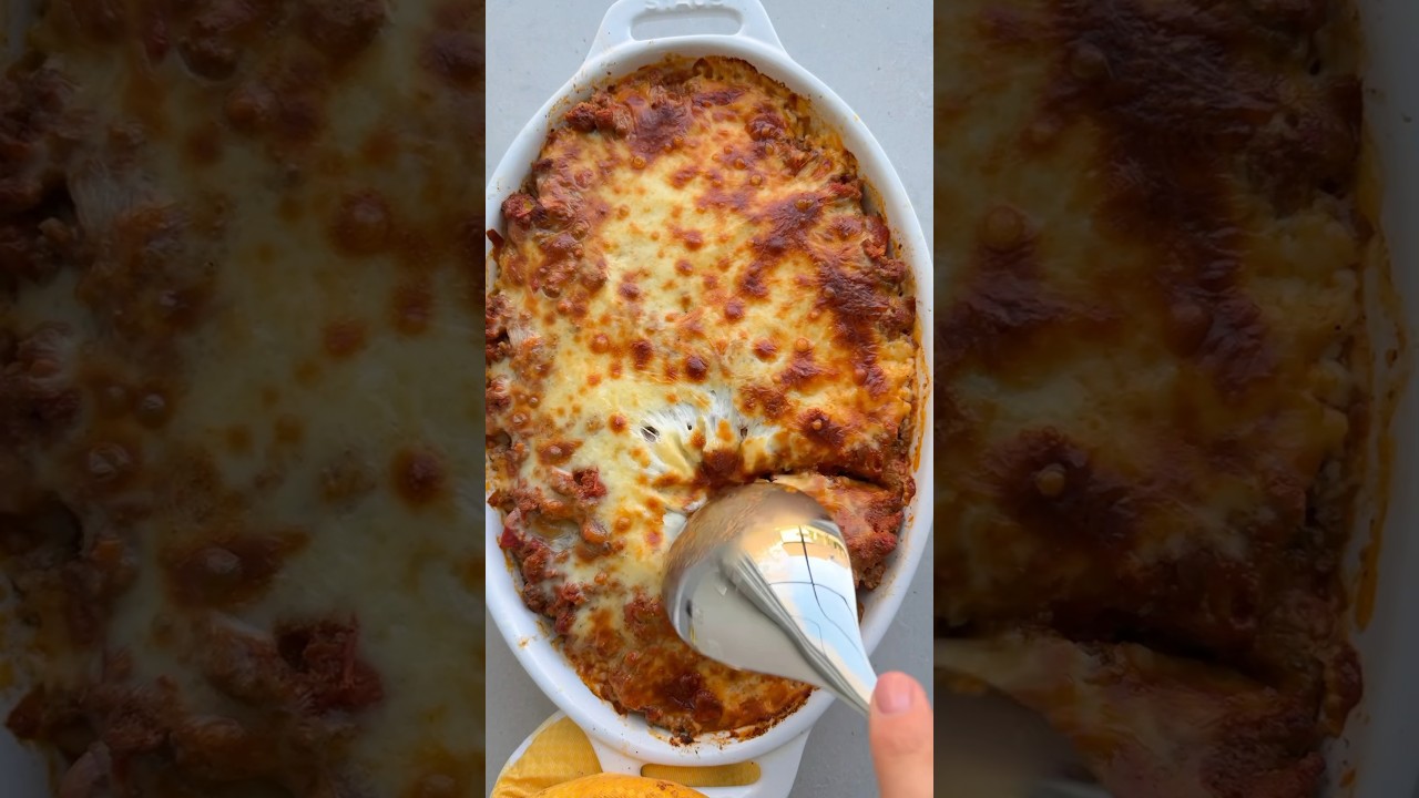 Baked Stuffed Pasta with Beef Marinara by Feelgoodfoodie