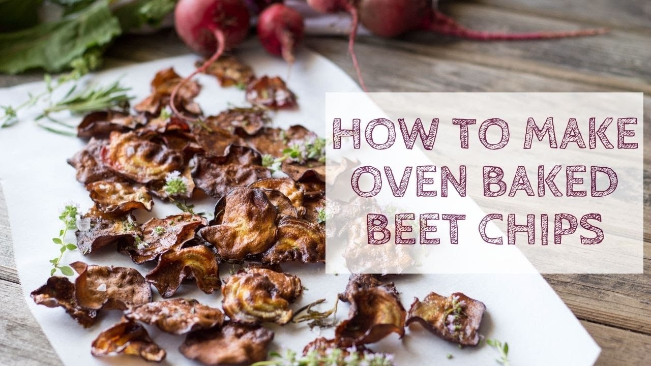Crispy Oven-Baked Beet Chips by Coley Cooks