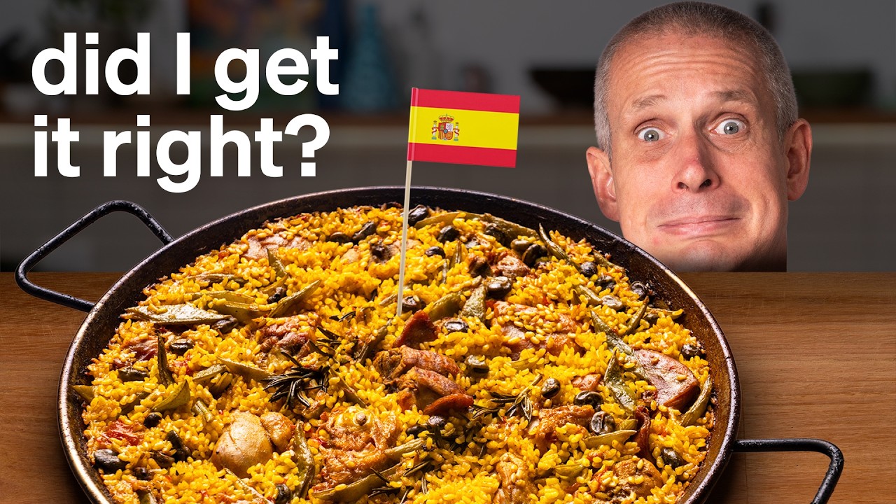 Authentic Paella Valenciana by Andy Cooks